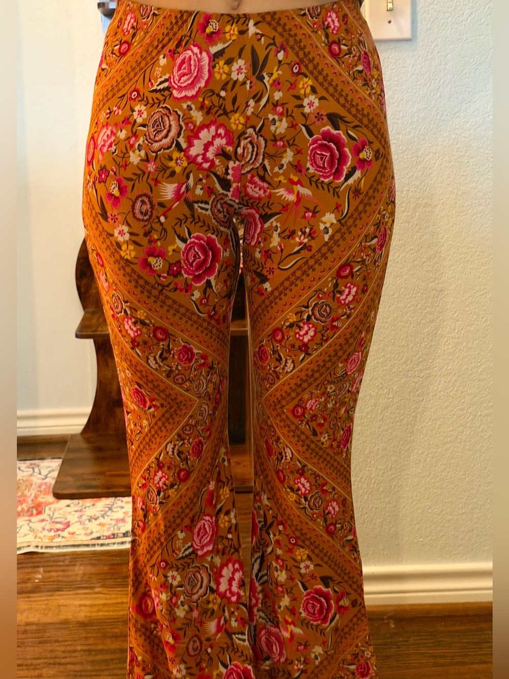 RARE Spell & The Gypsy Babushka Bells Flares Floral Pants L Archive - Picture 11 of 16